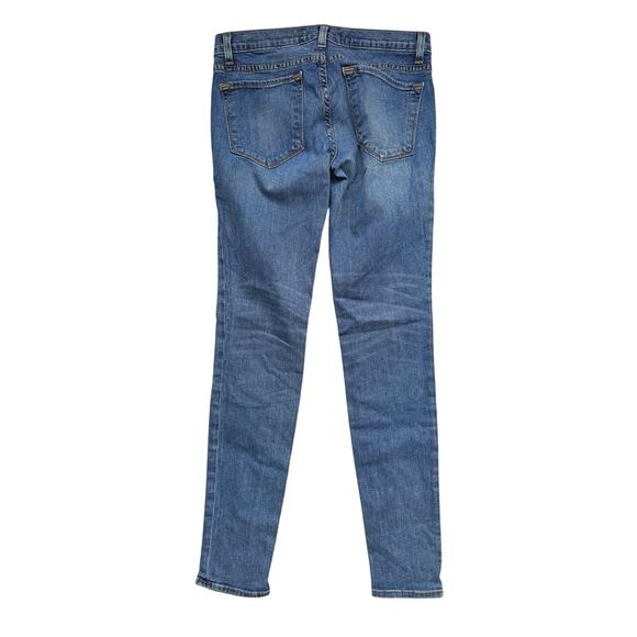 J BRAND Tawny Mid Rise Skinny Jeans Dark Wash Blue 27 Classic Stretch Denim Fall - Picture 3 of 6